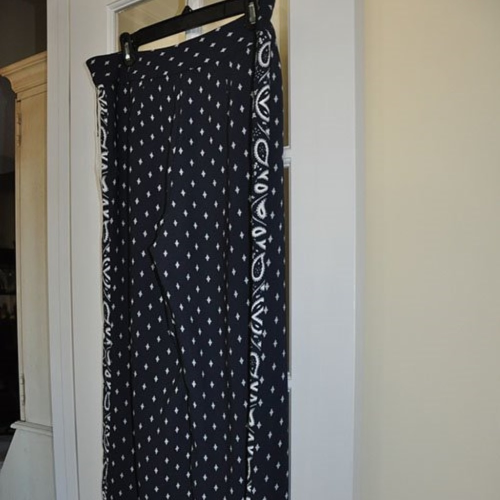 NWT CAbi Navy Blue Track Star Pants Trousers